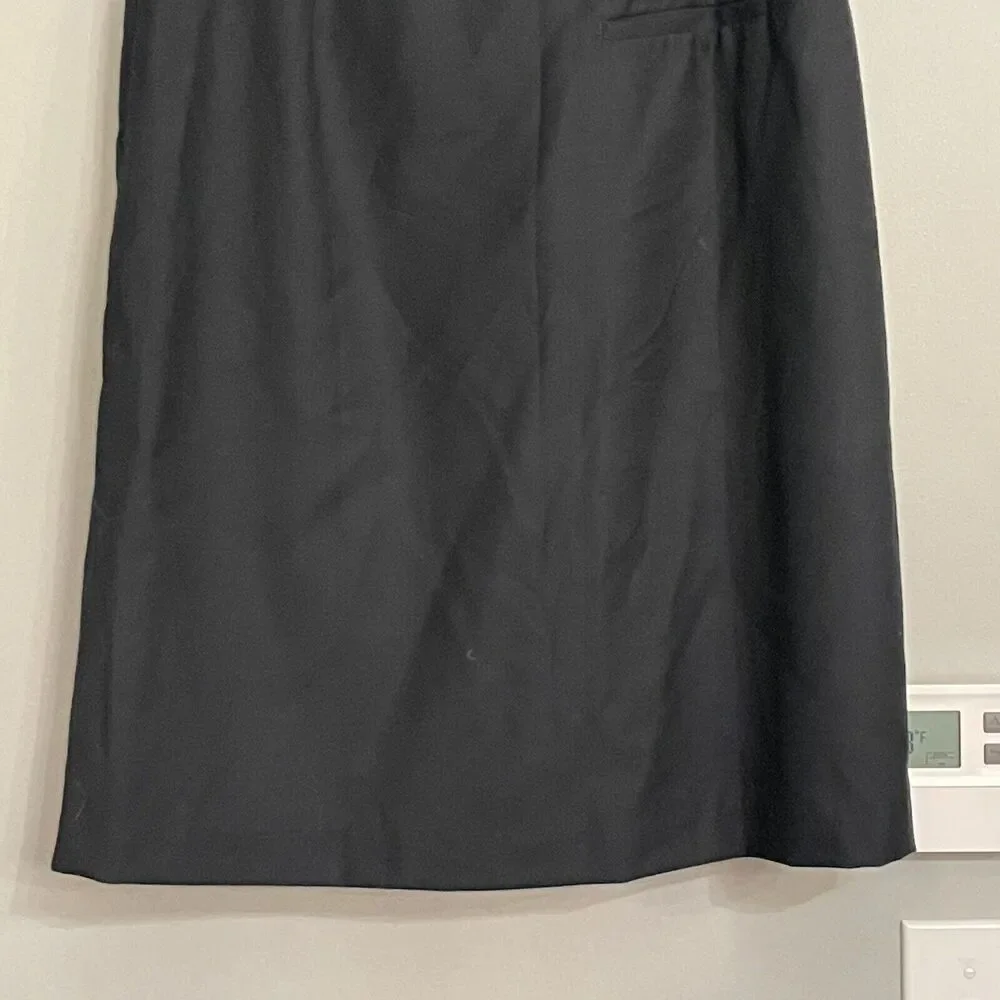 LL Bean Skirt 100% Wool Straight Classic‎ Fit Lined Women’s Sz 10 NWOT